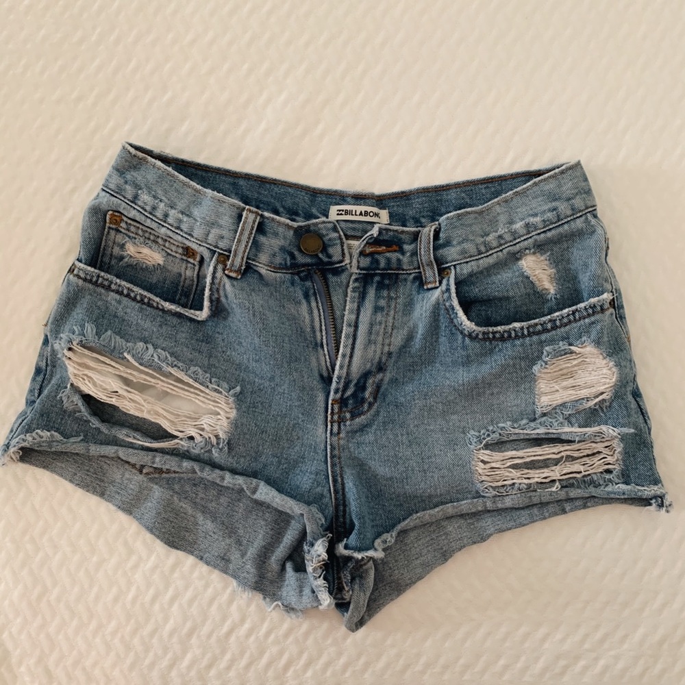 Billabong denim cutoff shorts